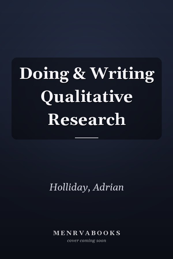 Doing & Writing Qualitative Research