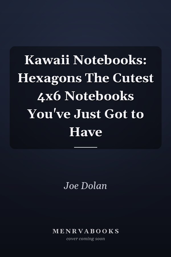 Kawaii Notebooks: Hexagons The Cutest 4x6 Notebooks You've Just Got to Have