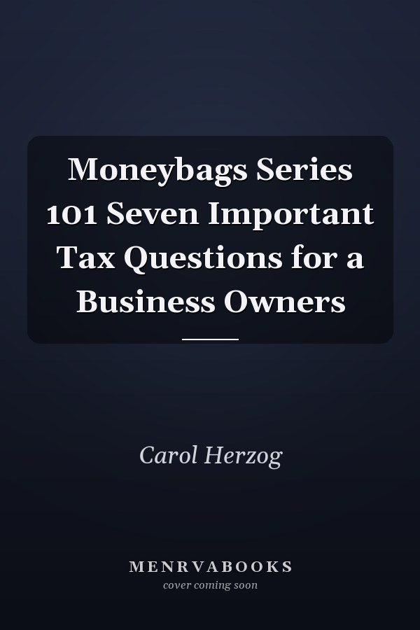 Moneybags Series 101 Seven Important Tax Questions for a Business Owners