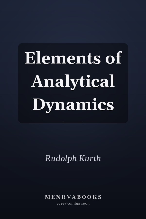 Elements of Analytical Dynamics