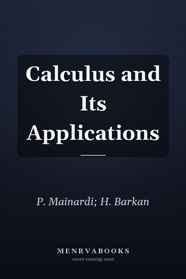 Calculus and Its Applications