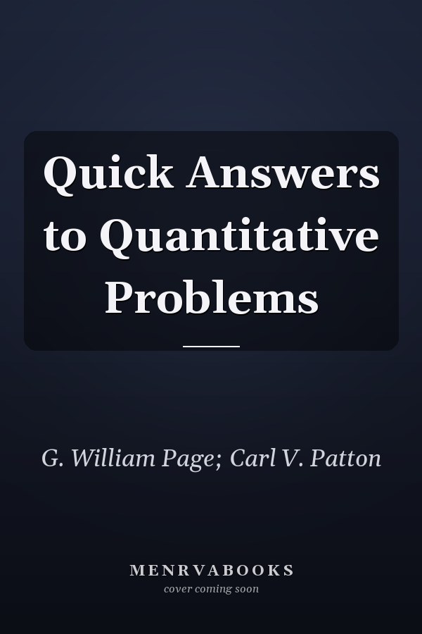 Quick Answers to Quantitative Problems