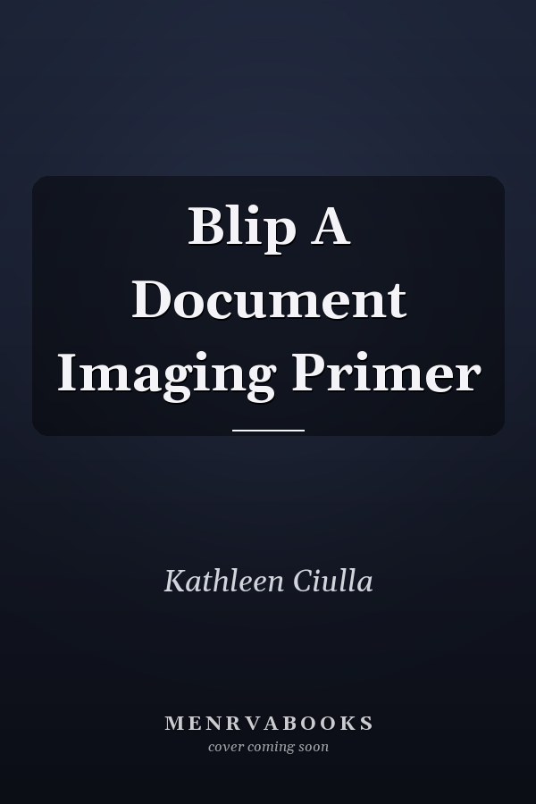 Blip A Document Imaging Primer