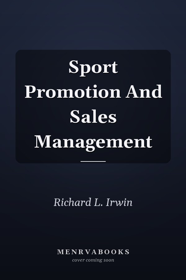 Sport Promotion And Sales Management