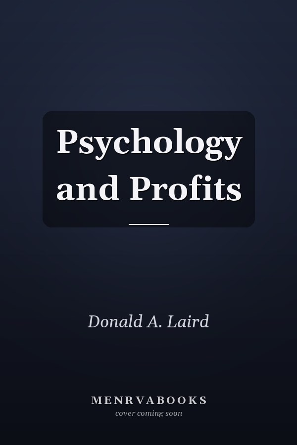 Psychology and Profits