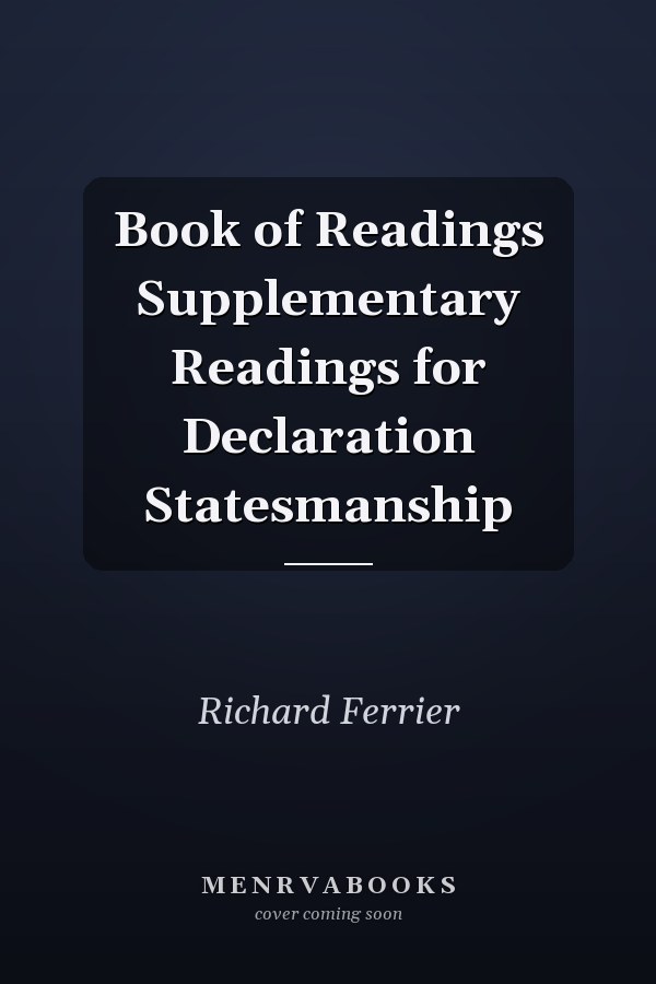 Book of Readings Supplementary Readings for Declaration Statesmanship