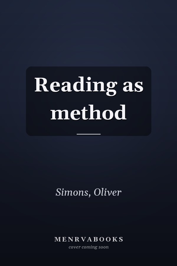Reading as method
