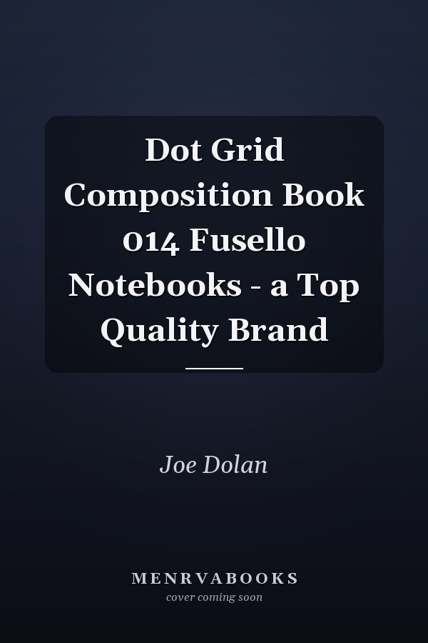 Dot Grid Composition Book 014 Fusello Notebooks - a Top Quality Brand
