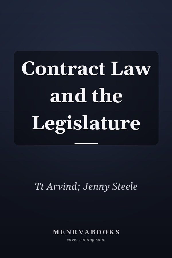 Contract Law and the Legislature