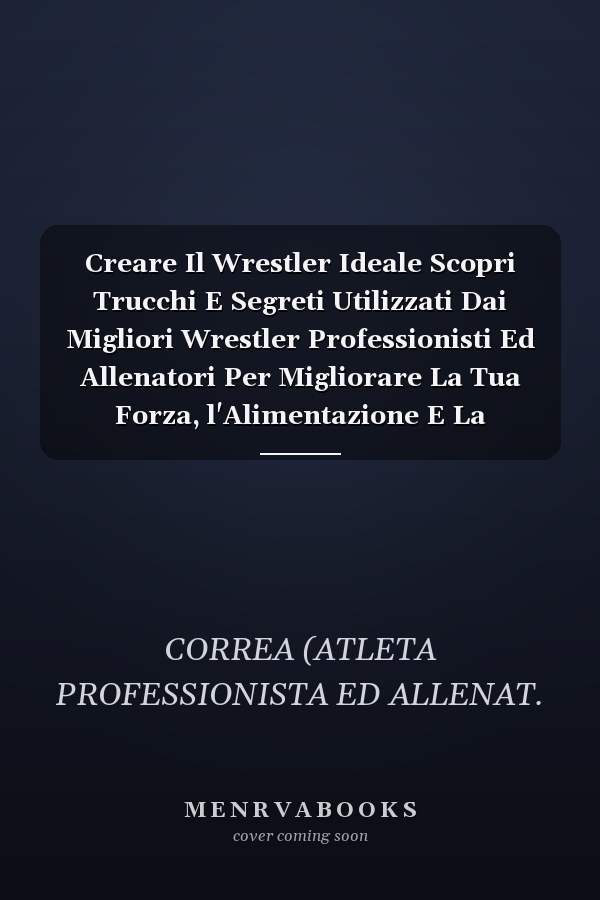 Creare Il Wrestler Ideale Scopri Trucchi E Segreti Utilizzati Dai Migliori Wrestler Professionisti Ed Allenatori Per Migliorare La Tua Forza, l'Alimentazione E La Resistenza Mentale