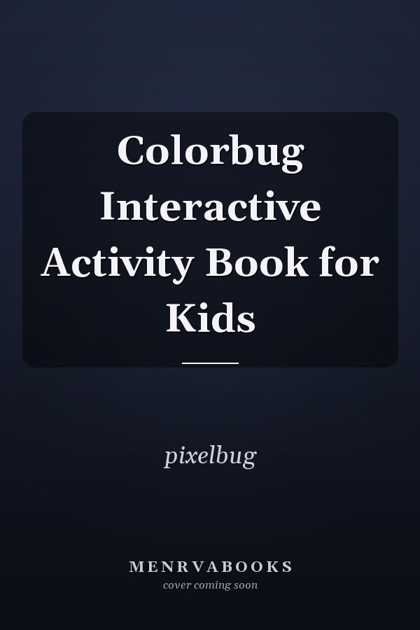 Colorbug Interactive Activity Book for Kids