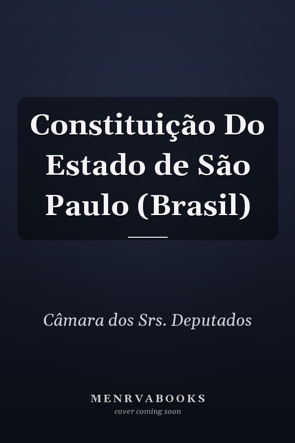 Constituição Do Estado de São Paulo (Brasil)
