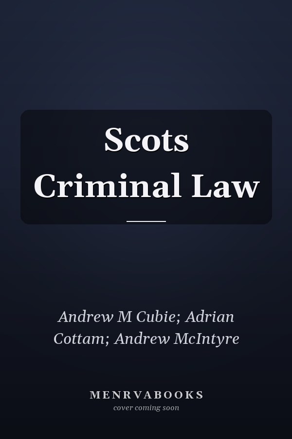 Scots Criminal Law