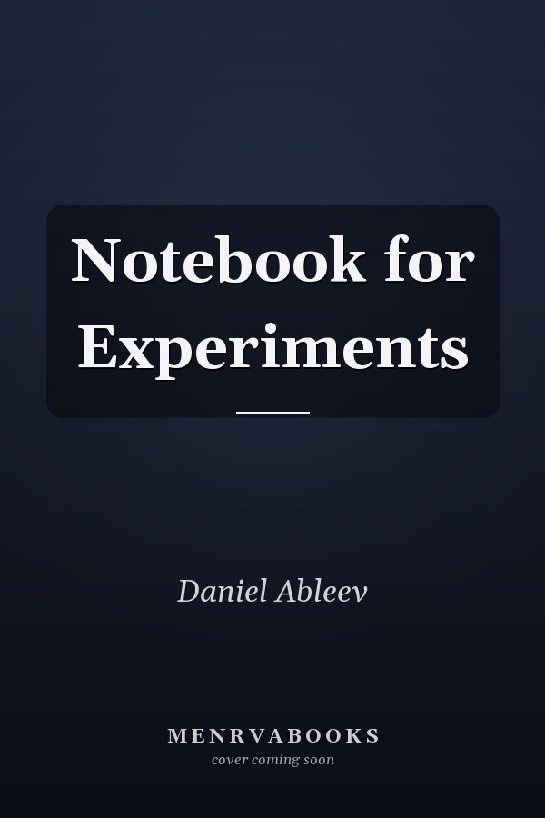 Notebook for Experiments