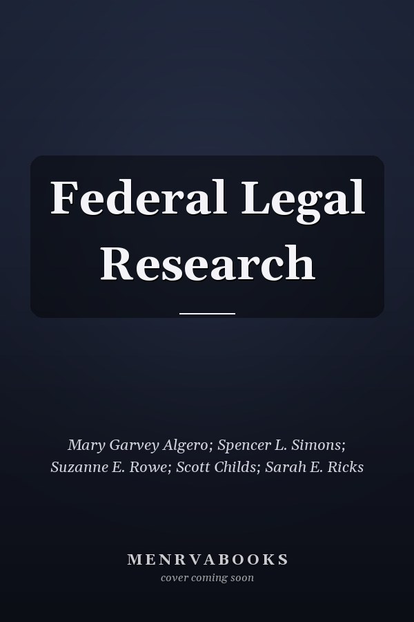 Federal Legal Research
