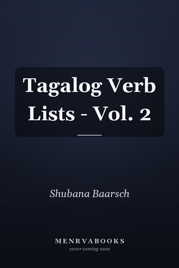 Tagalog Verb Lists - Vol. 2