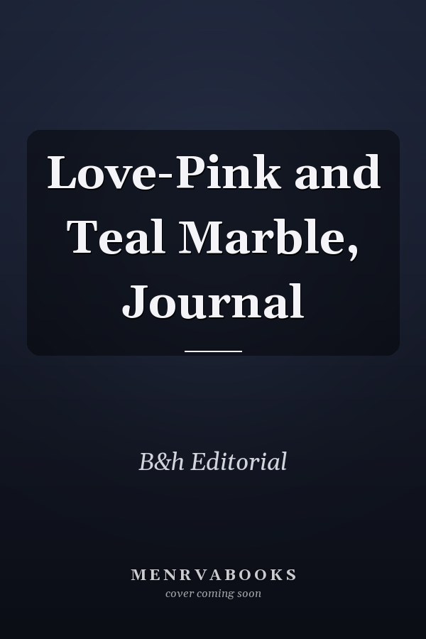 Love-Pink and Teal Marble, Journal