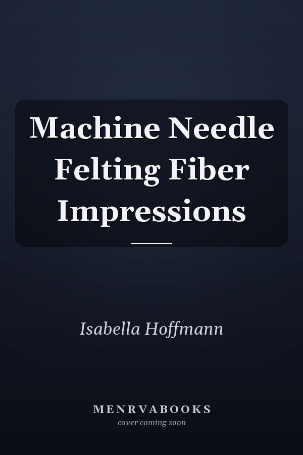 Machine Needle Felting Fiber Impressions