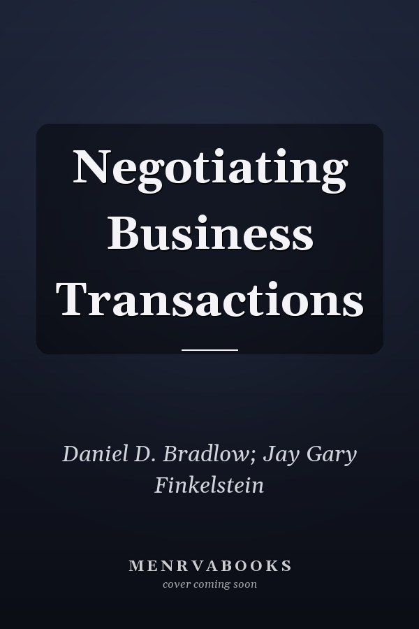 Negotiating Business Transactions