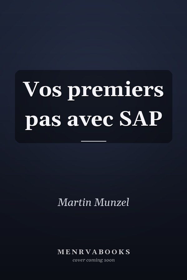 Vos premiers pas avec SAP
