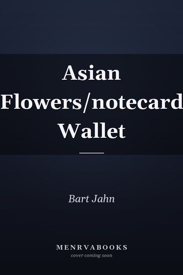 Asian Flowers/notecard Wallet