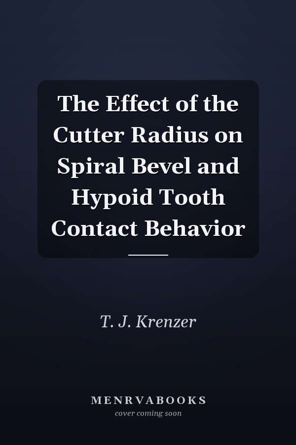 The Effect of the Cutter Radius on Spiral Bevel and Hypoid Tooth Contact Behavior