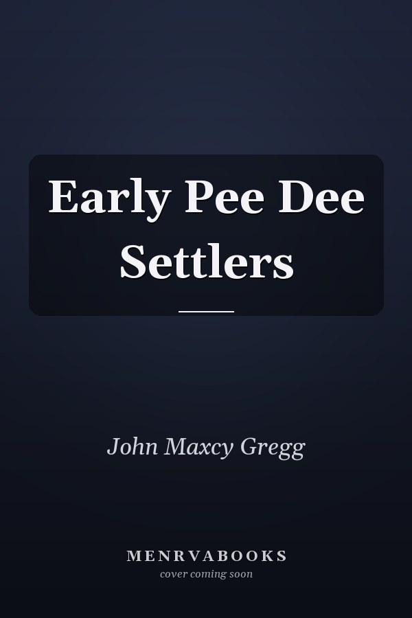 Early Pee Dee Settlers