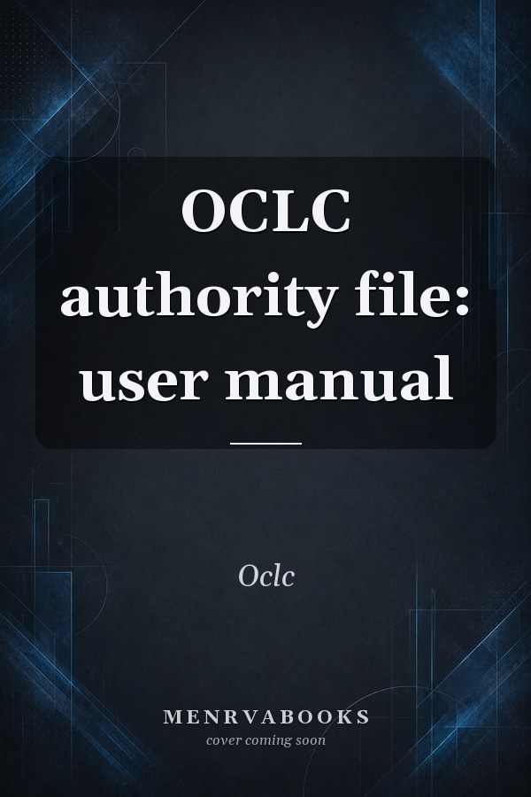 OCLC authority file: user manual