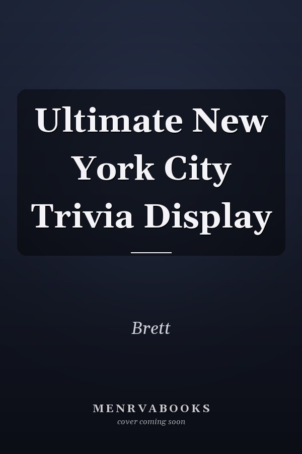 Ultimate New York City Trivia Display