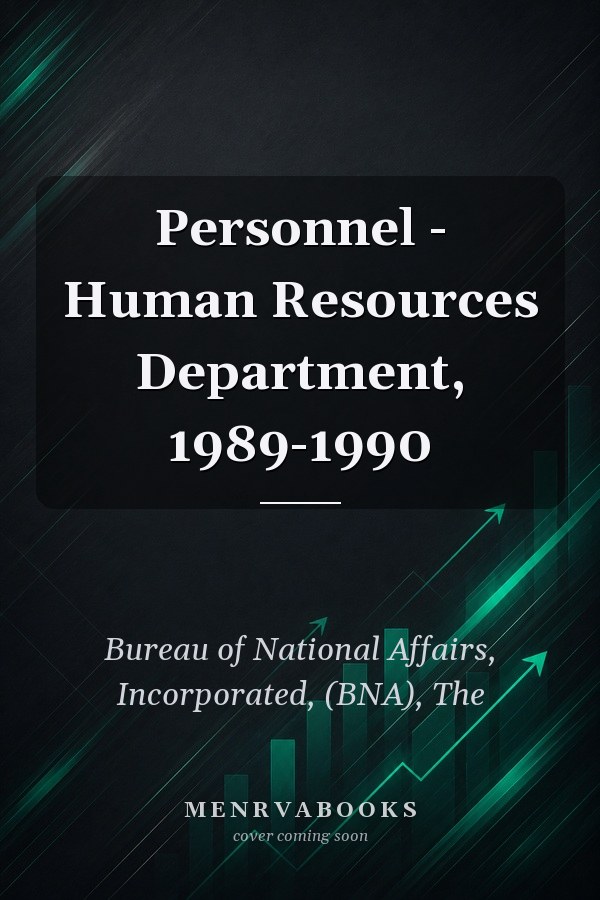 Personnel - Human Resources Department, 1989-1990