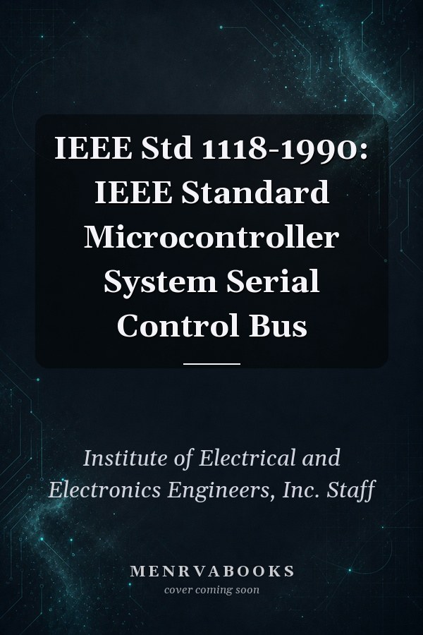 IEEE Std 1118-1990: IEEE Standard Microcontroller System Serial Control Bus