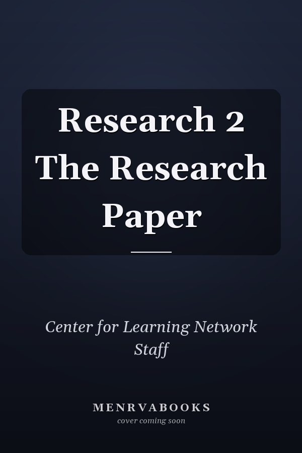Research 2 The Research Paper