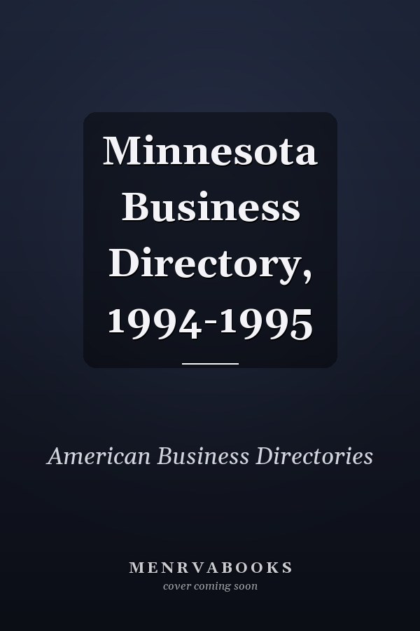 Minnesota Business Directory, 1994-1995