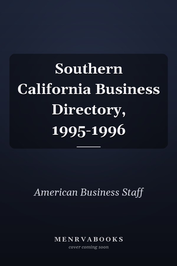 Southern California Business Directory, 1995-1996