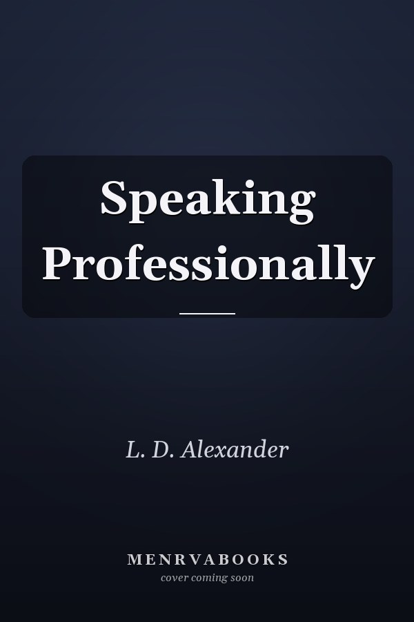 Speaking Professionally