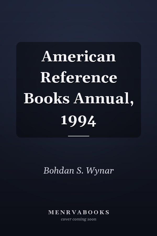 American Reference Books Annual, 1994