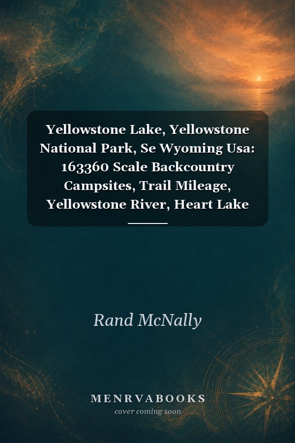 Yellowstone Lake, Yellowstone National Park, Se Wyoming Usa: 163360 Scale Backcountry Campsites, Trail Mileage, Yellowstone River, Heart Lake Trails Illustrated Map