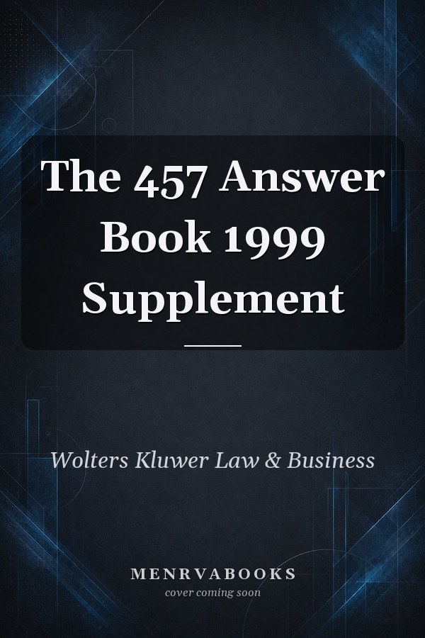 The 457 Answer Book 1999 Supplement
