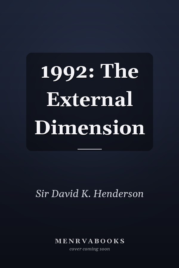 1992: The External Dimension