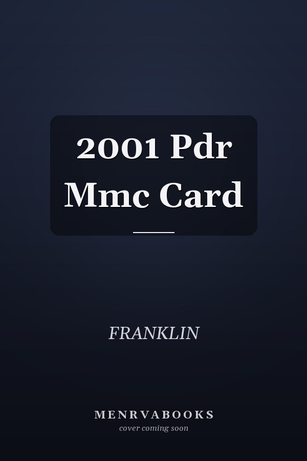 2001 Pdr Mmc Card