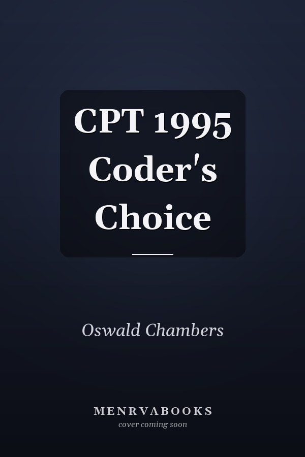CPT 1995 Coder's Choice