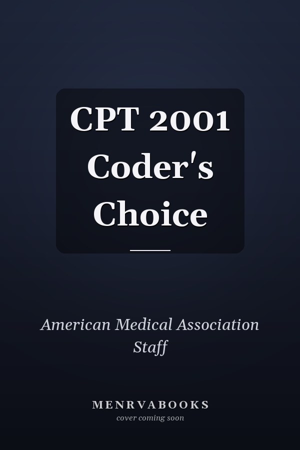 CPT 2001 Coder's Choice