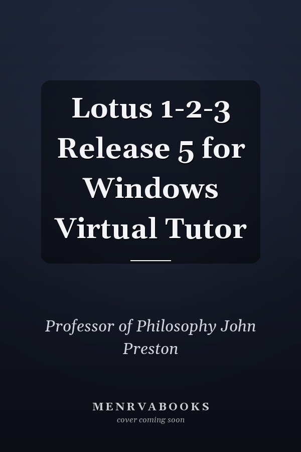 Lotus 1-2-3 Release 5 for Windows Virtual Tutor