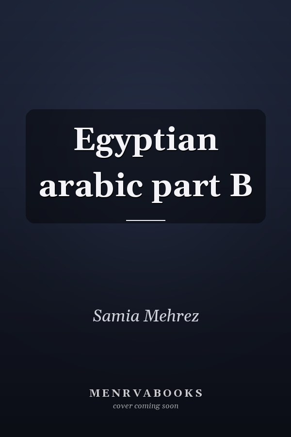Egyptian arabic part B