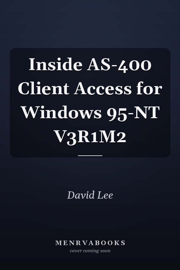 Inside AS-400 Client Access for Windows 95-NT V3R1M2