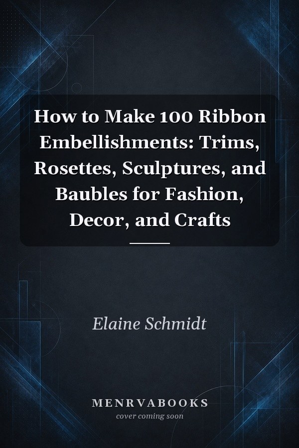 How to Make 100 Ribbon Embellishments: Trims, Rosettes, Sculptures, and Baubles for Fashion, Decor, and Crafts