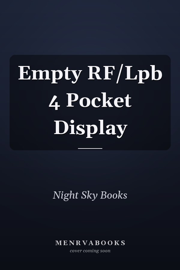 Empty RF/Lpb 4 Pocket Display
