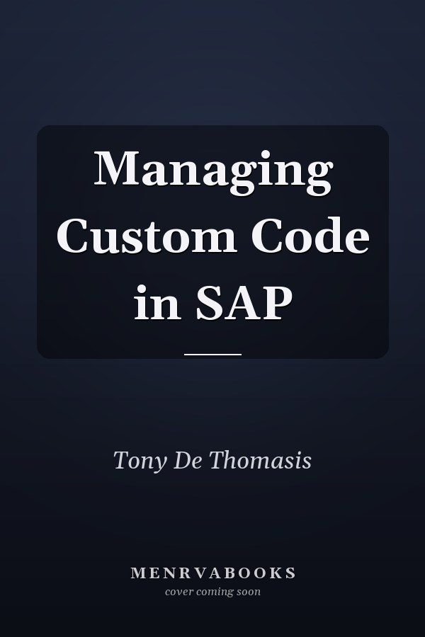 Managing Custom Code in SAP