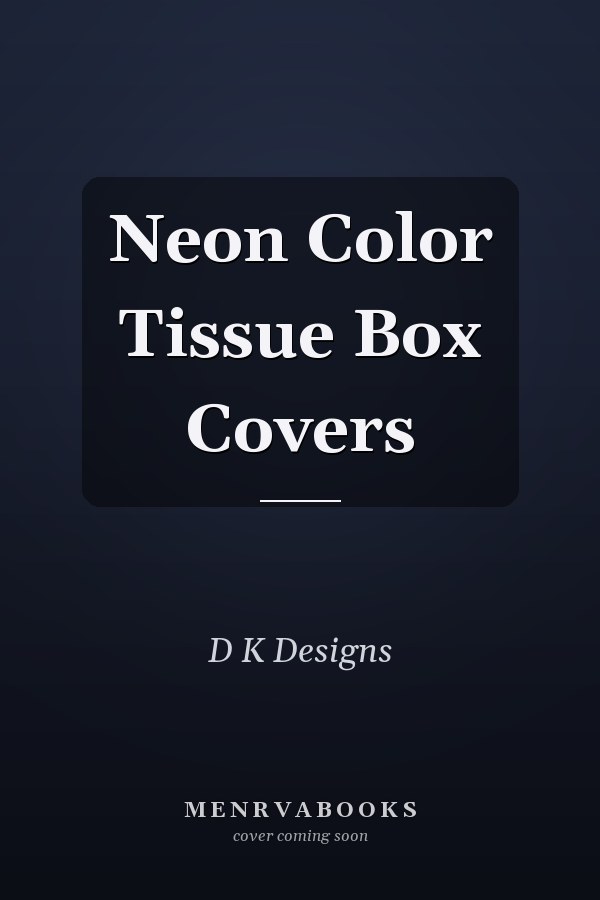 Neon Color Tissue Box Covers