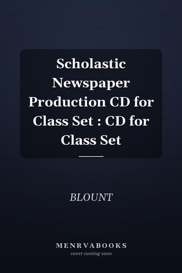 Scholastic Newspaper Production CD for Class Set : CD for Class Set